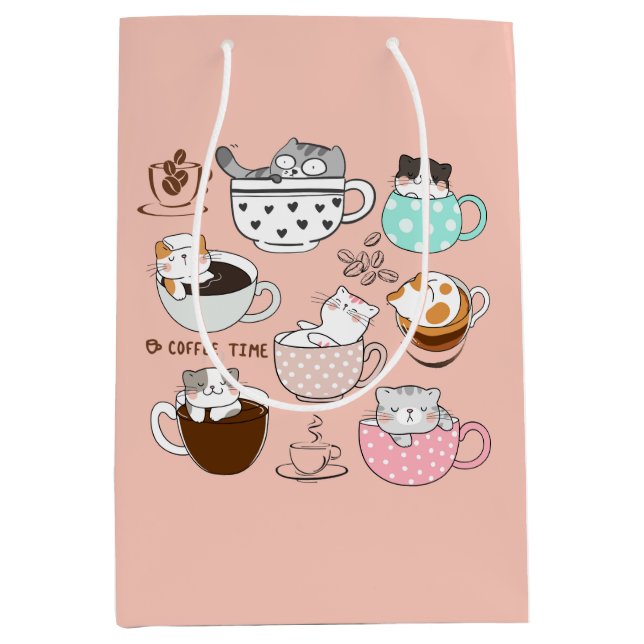 Katter i kaffekoppar (Framsidan)