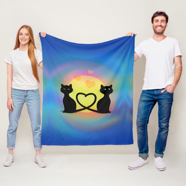 Katter i Kärlek Fleecefilt (På plats)