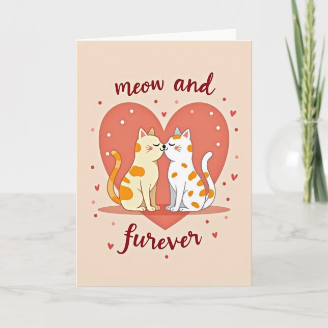 Katter i kärlek Furever-kort Kort (Framsida)