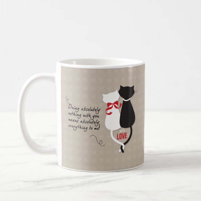 Katter i Kärlek Kaffemugg (Vänster)