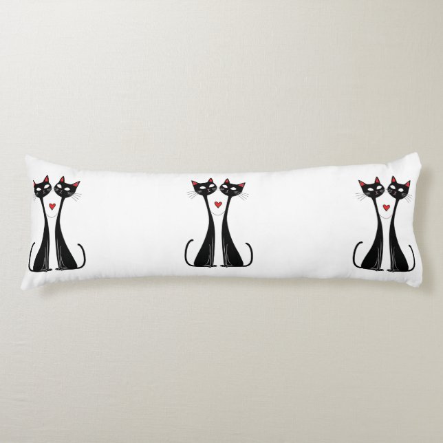 Katter i kärlek kroppskudde (Framsidan)