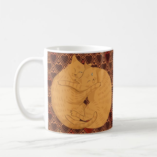 Katter i Kärlek: Mac & Suzy... Kaffemugg (Vänster)