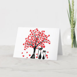 Katter i Kärlek Tack Kort