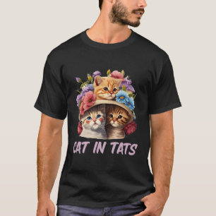 Katter i katter katter Tatto Kitten Tattooed T Shirt