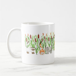 Katter i kaveldun kaffemugg