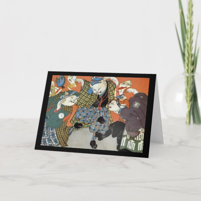 Katter i Kiltskort Kort (Framsida)