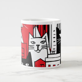 Katter i New York Jumbo Mugg