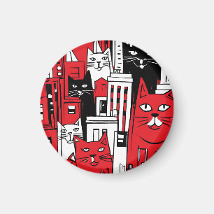 Katter i New York Magnet