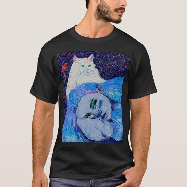 Katter i olika nyanser t shirt (Framsida)