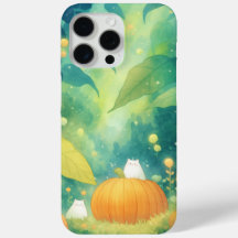 Katter i Pumpkin Patch