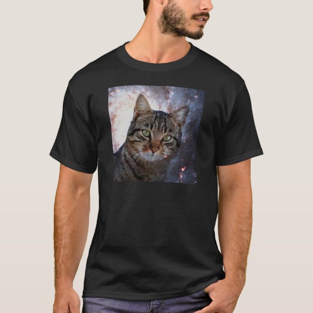 Katter i rymden tee shirt (Framsida)