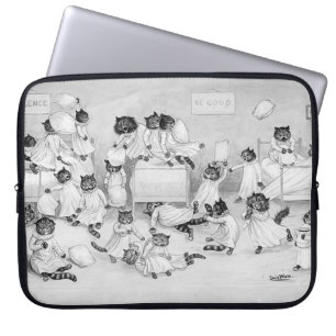 Katter i sovsalen laptop sleeve