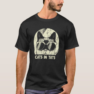Katter i tatueringar Katt Tatuering Kattunge Tatu T Shirt