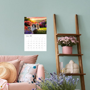 Katter i trädgården kalender