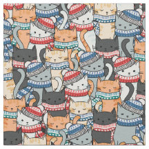 Katter i vinterscarves & Hats Mönster