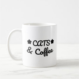Katter & Kaffe - Present till kattälskare Kaffemugg