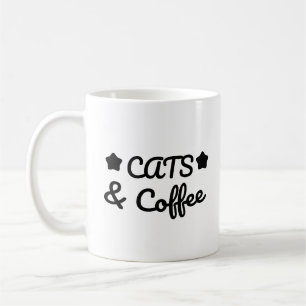 Katter & Kaffe - Present till kattälskare Kaffemugg