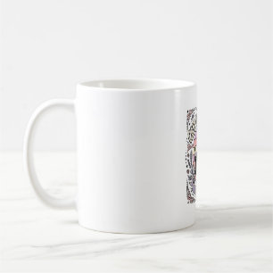 Katter Kaffe Upprepa Katt Teblad Kaffe Spådom R Kaffemugg
