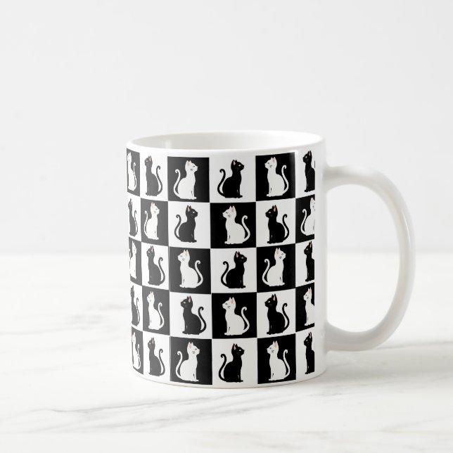 katter kaffemugg (Höger)