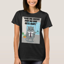 Katter, kaffeoffert t shirt