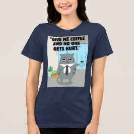 Katter, kaffeoffert t shirt