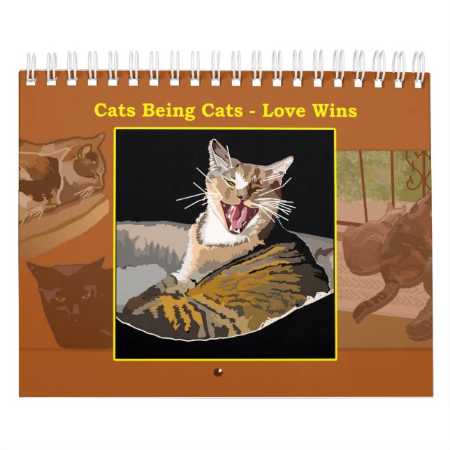 Katter - kalender - Kärlek (Omslag)
