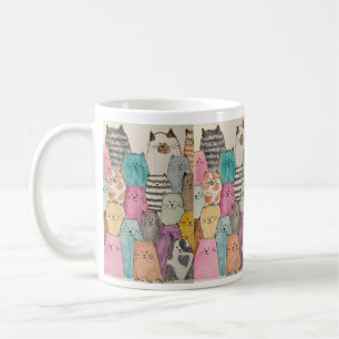 Katter! Katter! Katter! Kaffemugg