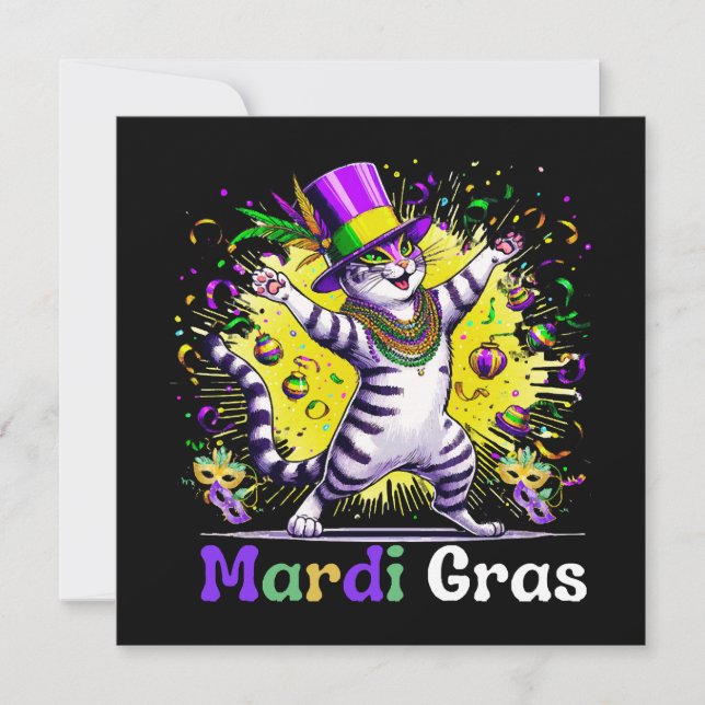 Katter Kisse Mardi Gras Festival Firande (Framsida)