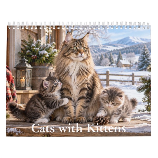 Katter & Kullor Scenisk Kalender (Omslag)