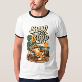 Katter - Långsamma dagar bra dagar T Shirt