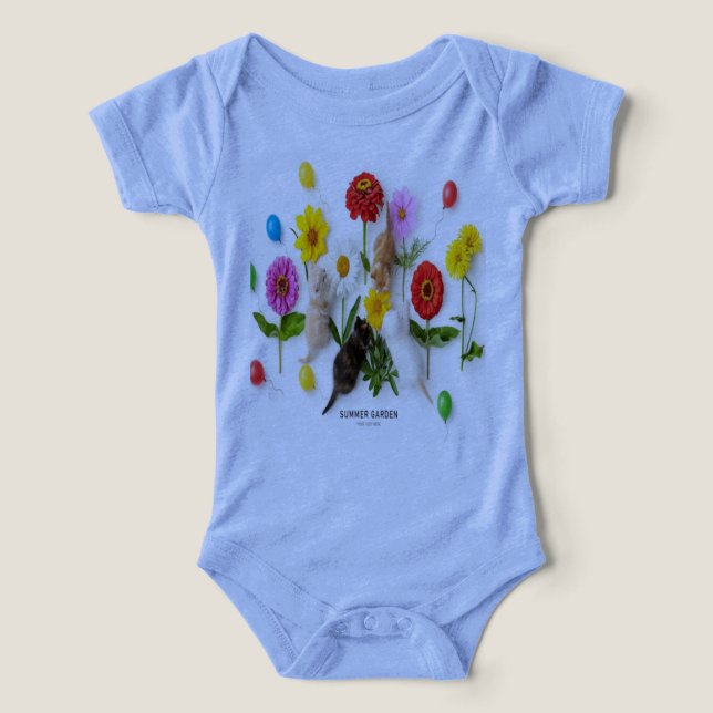 katter leker med rosor t shirt (Design Framsida)