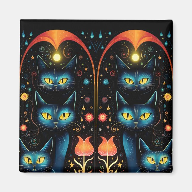 katter magnet (Framsidan)