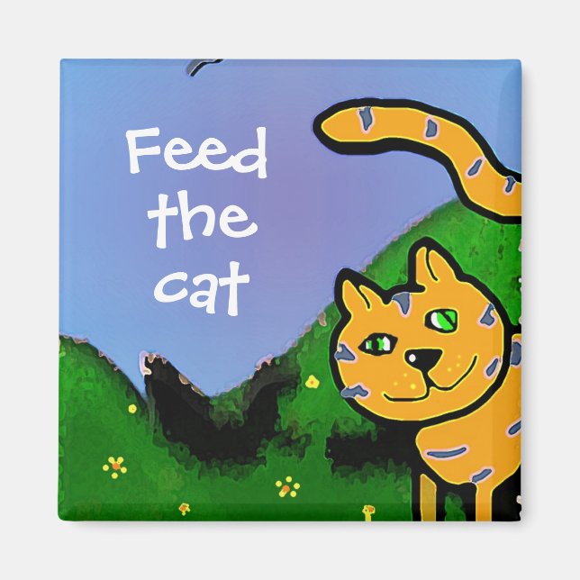 katter magnet (Framsidan)