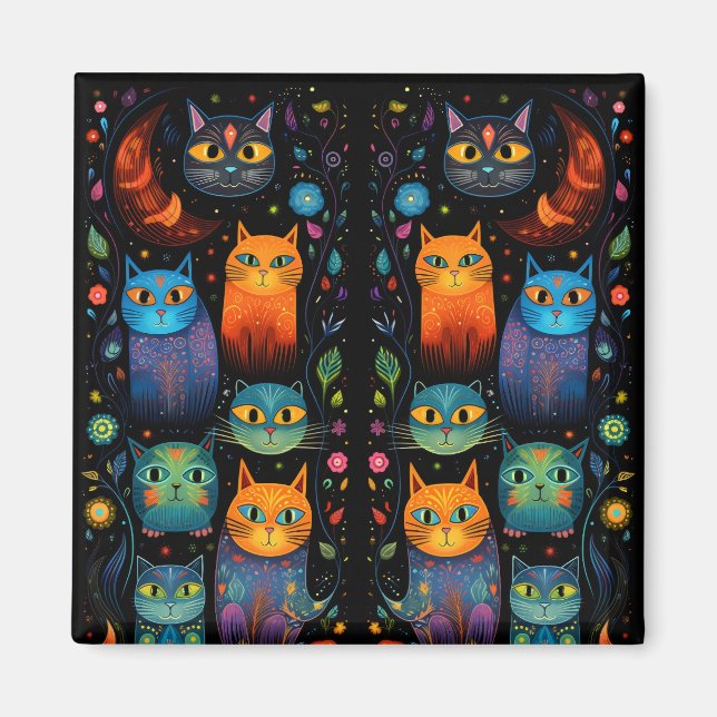 katter magnet (Framsidan)