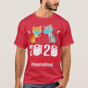 Katter med Ansikte-mask som dansar 2020-toaletten T Shirt
