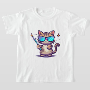 Katter med glasögon för Trollspö av T Shirt