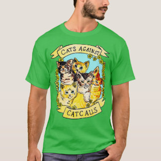 Katter mot Cat Call V T Shirt