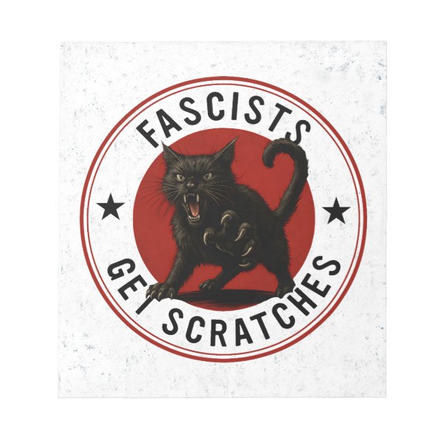 Katter Mot Fascister Anteckningsblock (Framsida)