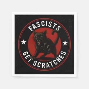 Katter mot fascister pappersservett