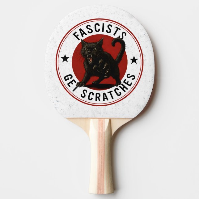 Katter Mot Fascister Pingisracket (Framsidan)