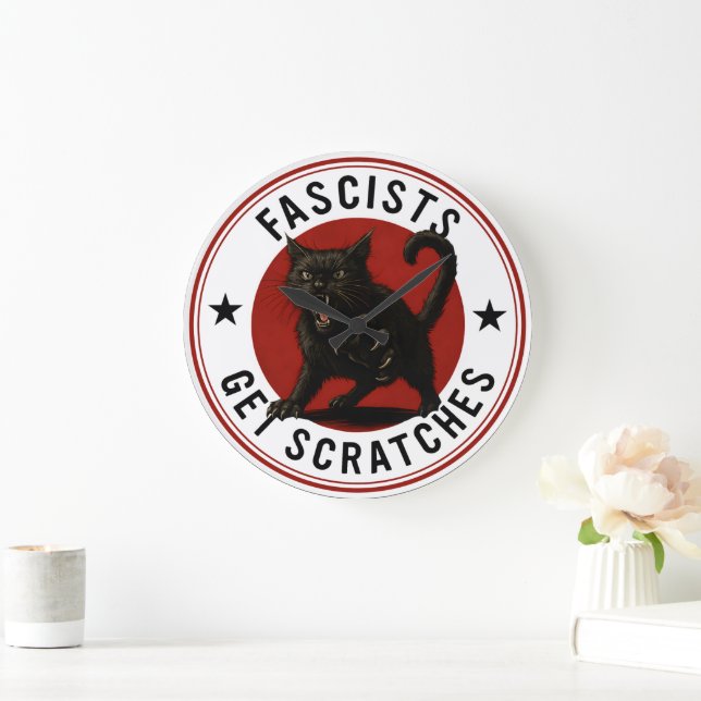 Katter Mot Fascister Stor Klocka (Hem)