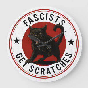 Katter Mot Fascister Stor Klocka