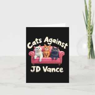 Katter mot JD. Vance Chilless Cat Dam Couch Li Kort