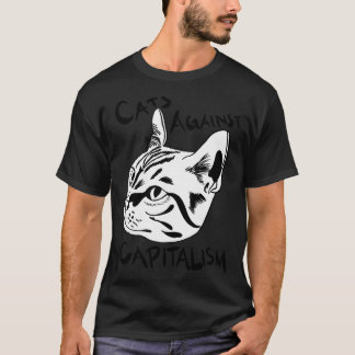 Katter mot kapitalism t shirt