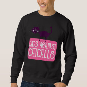 Katter mot katter lång ärmad tröja