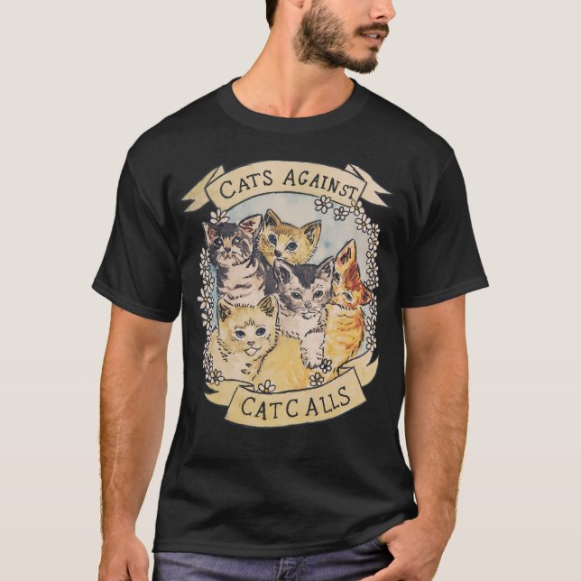 Katter mot kattsamtal från original (se V2 i min h T Shirt (Framsida)