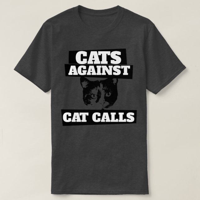 Katter mot kattsamtal t shirt (Design framsida)