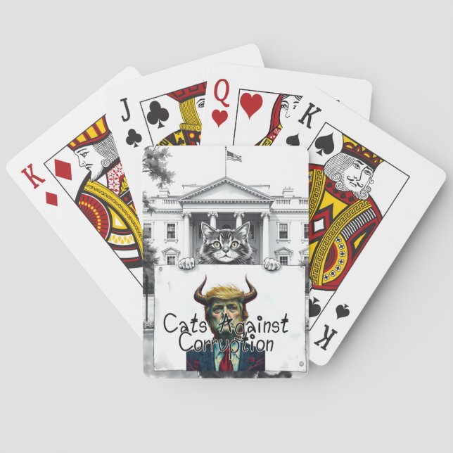 Katter mot korruption casinokort (Baksidan)