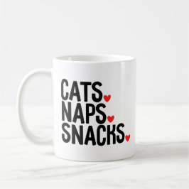 Katter Naps Snacks - Kattlott Kaffemugg