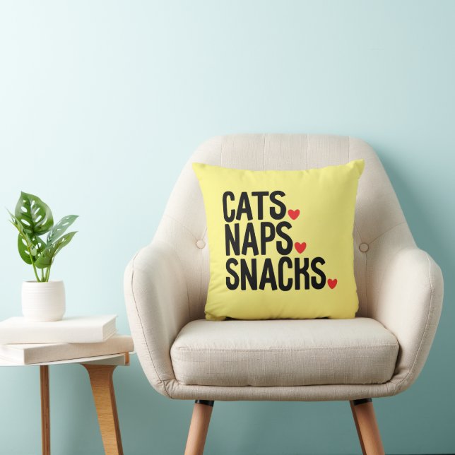 Katter Naps Snacks - Kattlott Kudde (Stol)